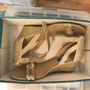 Gold sandals